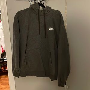 Dark gray Nike hoodie